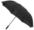 golfparaplu automatisch 120 cm polyester zwart