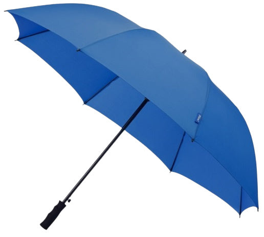 golfparaplu automatisch 130 cm polyester blauw