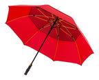 golfparaplu windproof 130 cm polyester rood