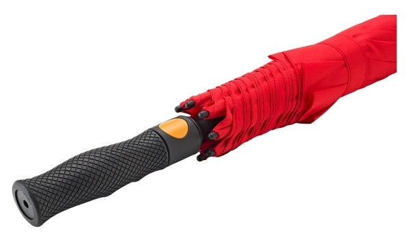 golfparaplu windproof 130 cm polyester rood