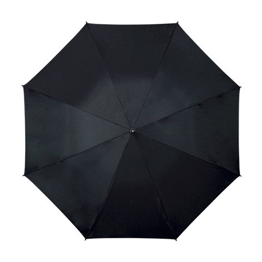 golfparaplu automatisch zwart polyester 120 cm