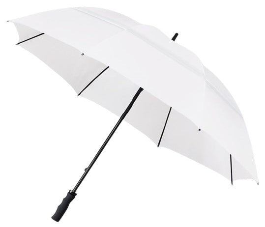 golfparaplu Eco windproof 120 cm wit
