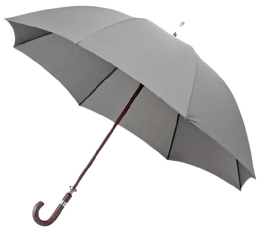 golfparaplu windproof 130 cm polyester grijs