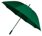 golfparaplu Windproof handopening 130 cm groen