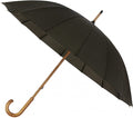paraplu 105 cm polyester/fiberglass zwart