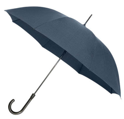 paraplu automatisch 101 cm polyester marineblauw