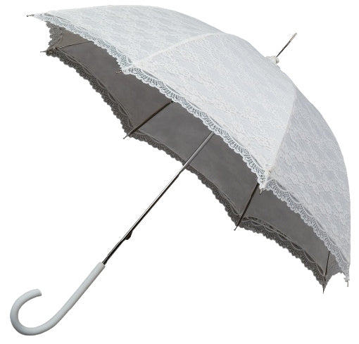 trouwparaplu handopening 90 cm polyester crème