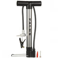 Falkx Fietspomp mini Klapvoet met slang 33 cm zilver