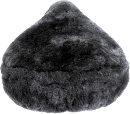 zadeldekje schapenvacht grijs 28 cm