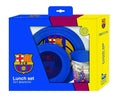 eetset blauw FCB 3-delig