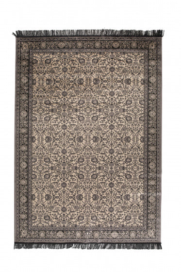 vloerkleed Bo 160 x 230 cm viscose/polyester bruin/beige
