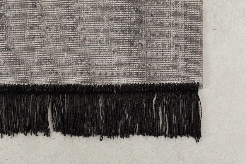 vloerkleed Bo 160 x 230 cm viscose/polyester bruin/beige