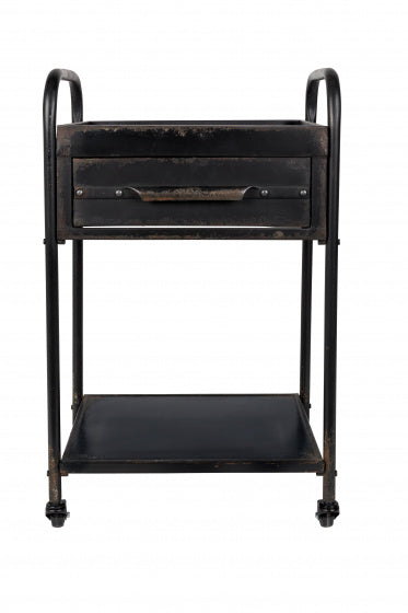 wandkast Vigo 50,5 x 81,5 cm staal donkergrijs/roestbruin