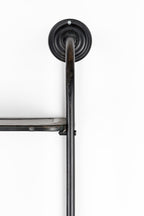 wandrek Feng 81 x 85,5 cm staal donkergrijs/roestbruin