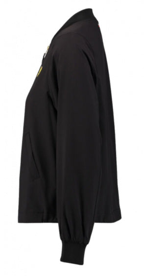 bomberjack Scuderia dames polyester/nylon zwart maat XXS