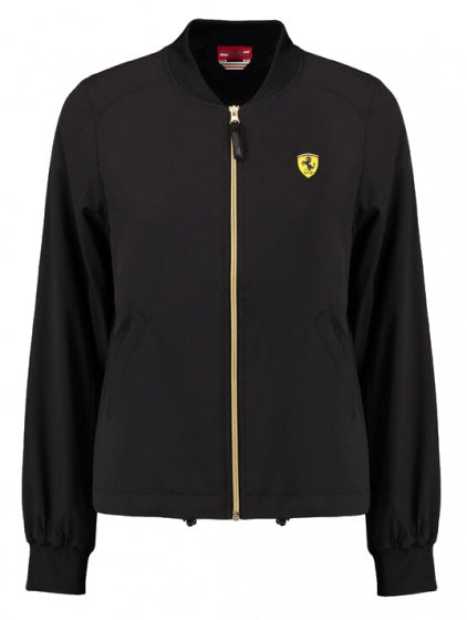 bomberjack Scuderia dames polyester/nylon zwart maat XXS