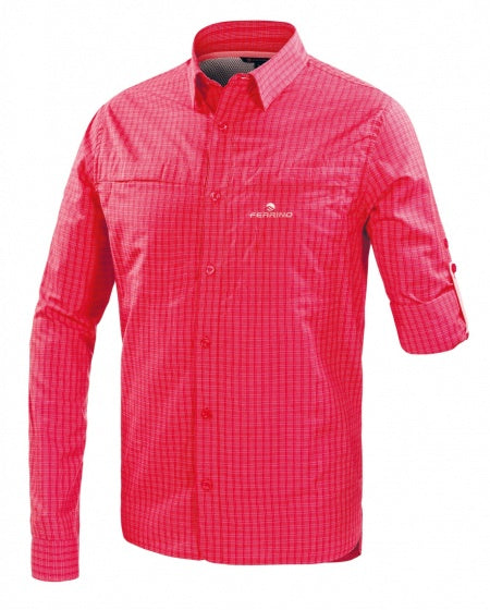 Perinet L/S heren rood maat S