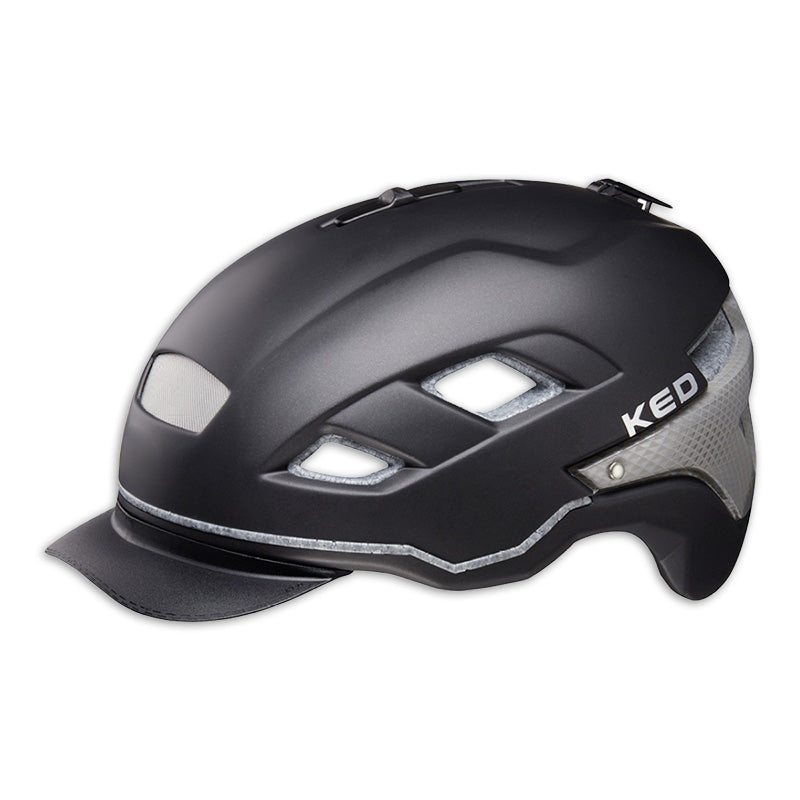 Fietshelm KED Berlin M (52-58cm) - zwart mat