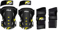 Fila Beschermingsset FP skate zwart/geel maat XXS