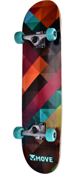 Fila Cube skateboard 31 inch junior Abec 7 zwart turquoise
