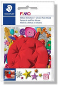 kleimal ster junior 7 cm siliconen rood