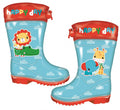 Fisher price Regenlaarzen junior PVC lichtblauw rood maat 24