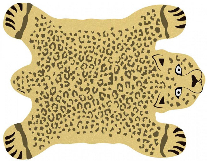 placemat Yellow Cheetah 50 x 40 cm geel/zwart