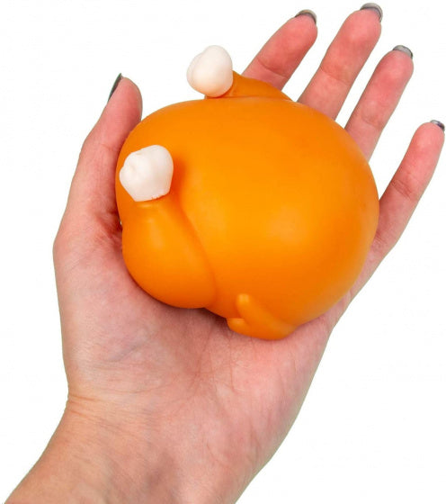 stressbal Roast Turkey 8 x 9 x 5 cm bruin
