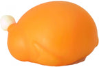 stressbal Roast Turkey 8 x 9 x 5 cm bruin