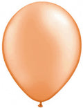 ballonnenset Pearl 28 cm latex oranje 100 stuks