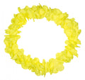 Hawaï-krans 55 cm polyester geel