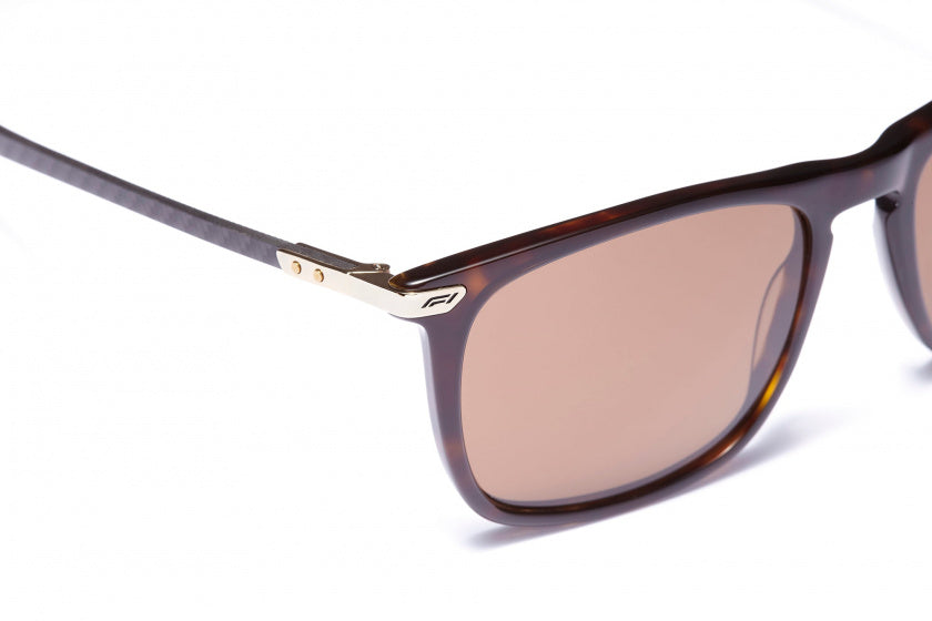 Formula Zonnebril unisex rechthoekig cat.4 bruin