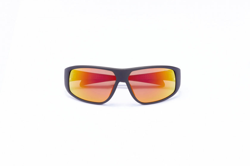 zonnebril unisex rechthoekig cat.4 matzwart