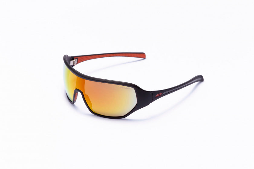 Formula Sportzonnebril unisex rechthoekig cat.4 zwart