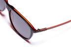 Formula Zonnebril unisex rond cat.4 zwart lichtgrijs