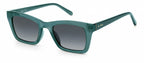 zonnebril 3107/G/S dames cat.3 rechthoekig groen/grijs