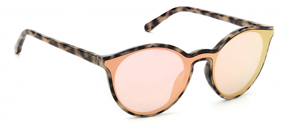 zonnebril 3108/G/S dames cat. 3 rond bruin/roségoud