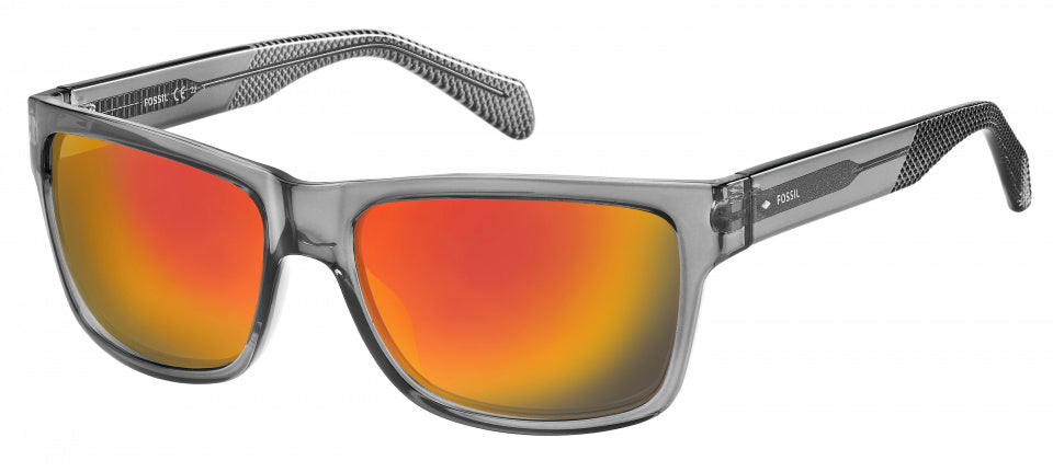 zonnebril FOS3097/S heren grijs/ rood