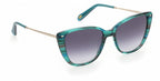 zonnebril Fos 2101/G/S cat-eye dames groen/grijs