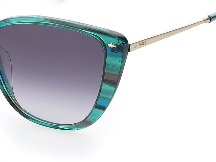 zonnebril Fos 2101/G/S cat-eye dames groen/grijs