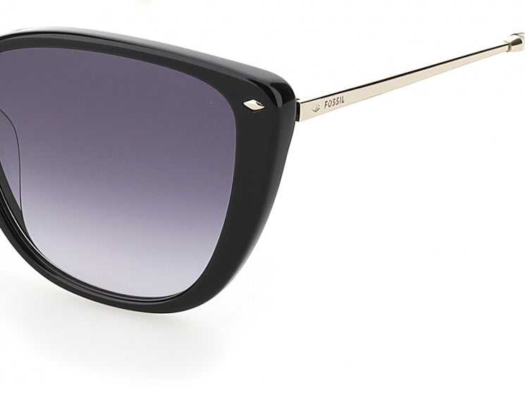 zonnebril Fos 2101/G/S cat-eye cat. 3 dames zwart/grijs