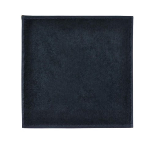 spuugdoek junior 30 x 30 cm katoen zwart
