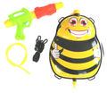 waterpistool met tank 35,5 cm zwart/geel 5-delig