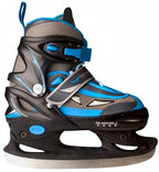 ijshockeyschaats semi-softboot junior blauw maat 34-37