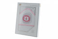 badcape Leeuw 100 x 100 cm katoen wit/roze