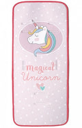 inlegkussen kinderwagen unicorn 80 x 35 cm roze