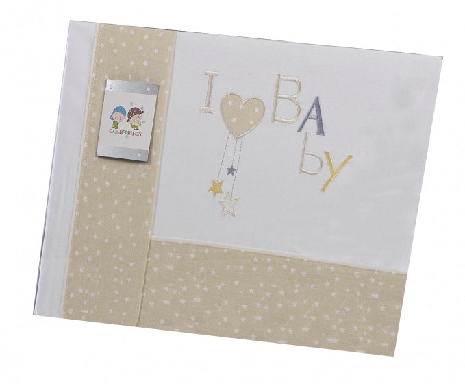 laken set beige baby 3-delig klein