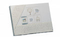 laken set beige figuurtjes 3-delig groot