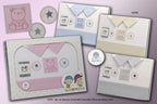 laken set kinderwagen beige beertje 3-delig