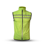 Gato Windbreaker mesh vest usb led neongeel maat M
